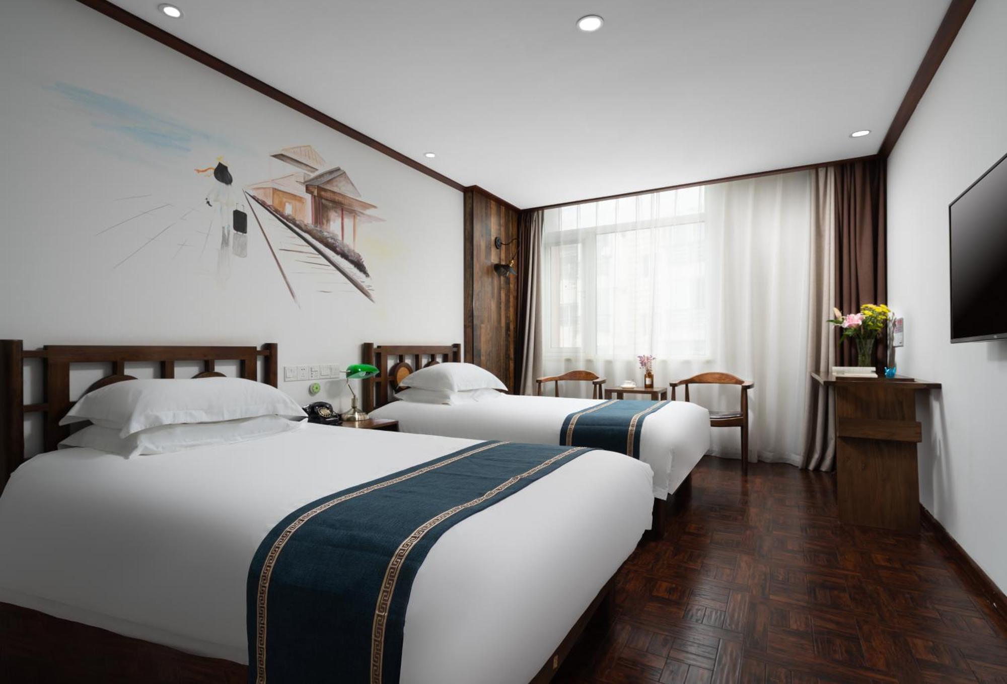 Nostalgia Hotel Near Tianjin Polar Ocean Word- Tianjin Fonte Joy World, 10 Minutes Drive Away From Tianjin Tanggu High-Speed Railway Station, Free Ice-Cream, Mineral Water, Snacks And Laundry Service, English Communication Well エクステリア 写真